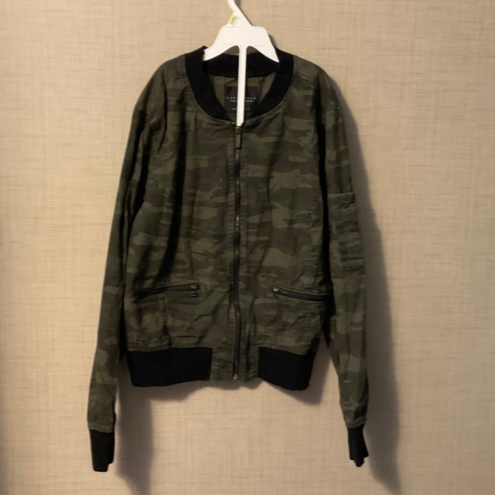 Sanctuary Kids Camouflage Jacket - Green and Black